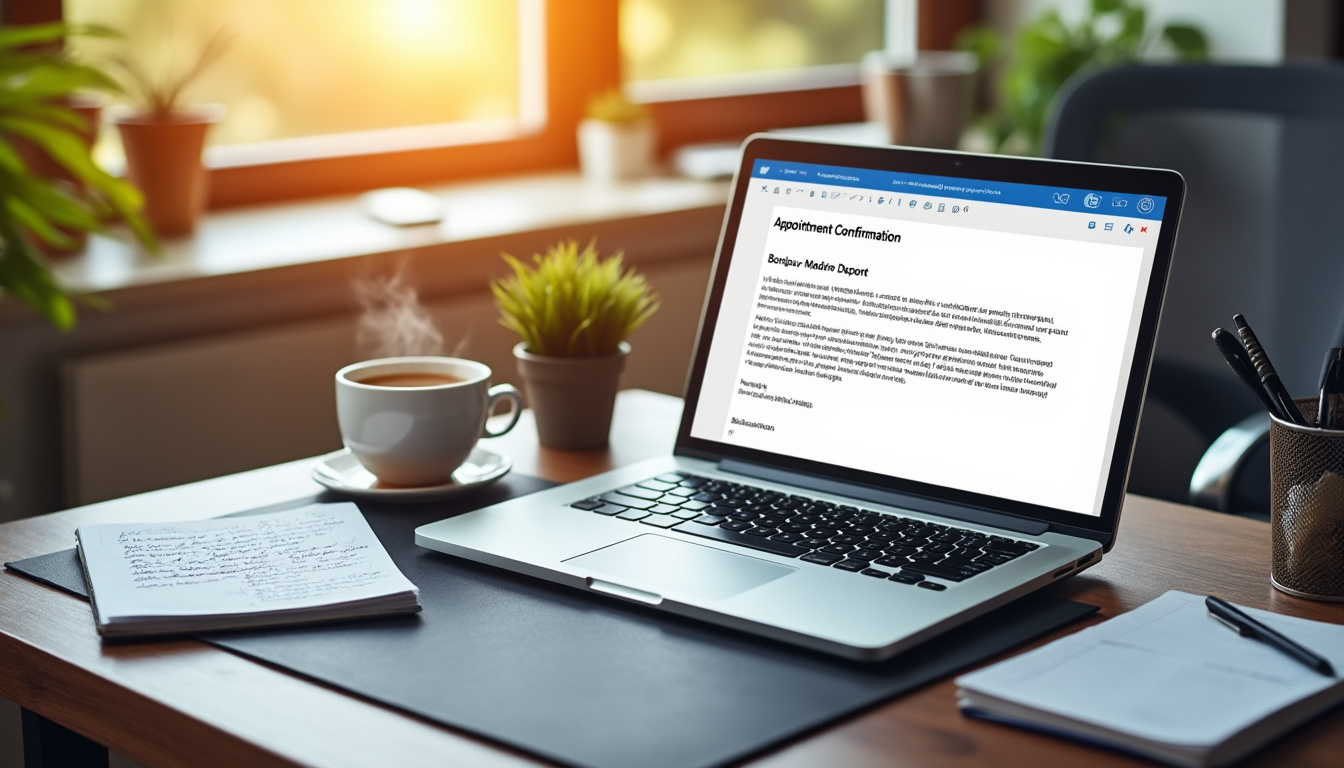 découvrez nos conseils pratiques pour rédiger un mail de confirmation de rendez-vous efficace. apprenez à structurer votre message, choisir le ton approprié et inclure toutes les informations nécessaires pour garantir une communication claire et professionnelle.